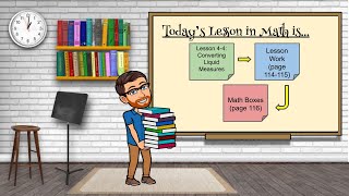 Lesson 4-4: Converting Liquid Measures