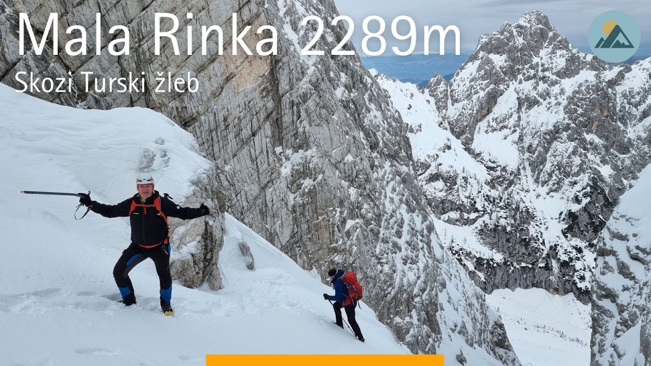 Slap Rinka, Turski žleb in Mala Rinka iz Logarske doline | cepin in dereze so obvezne