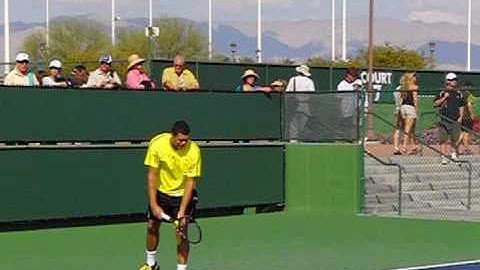Jo-Wilfried Tsonga - Serves in Slow Motion