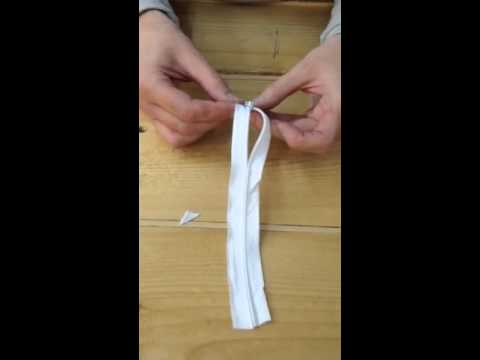 How To Put A Zip Head On A Continuous Zip