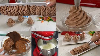 קרם חמאה מרנג איטלקי שוקולד