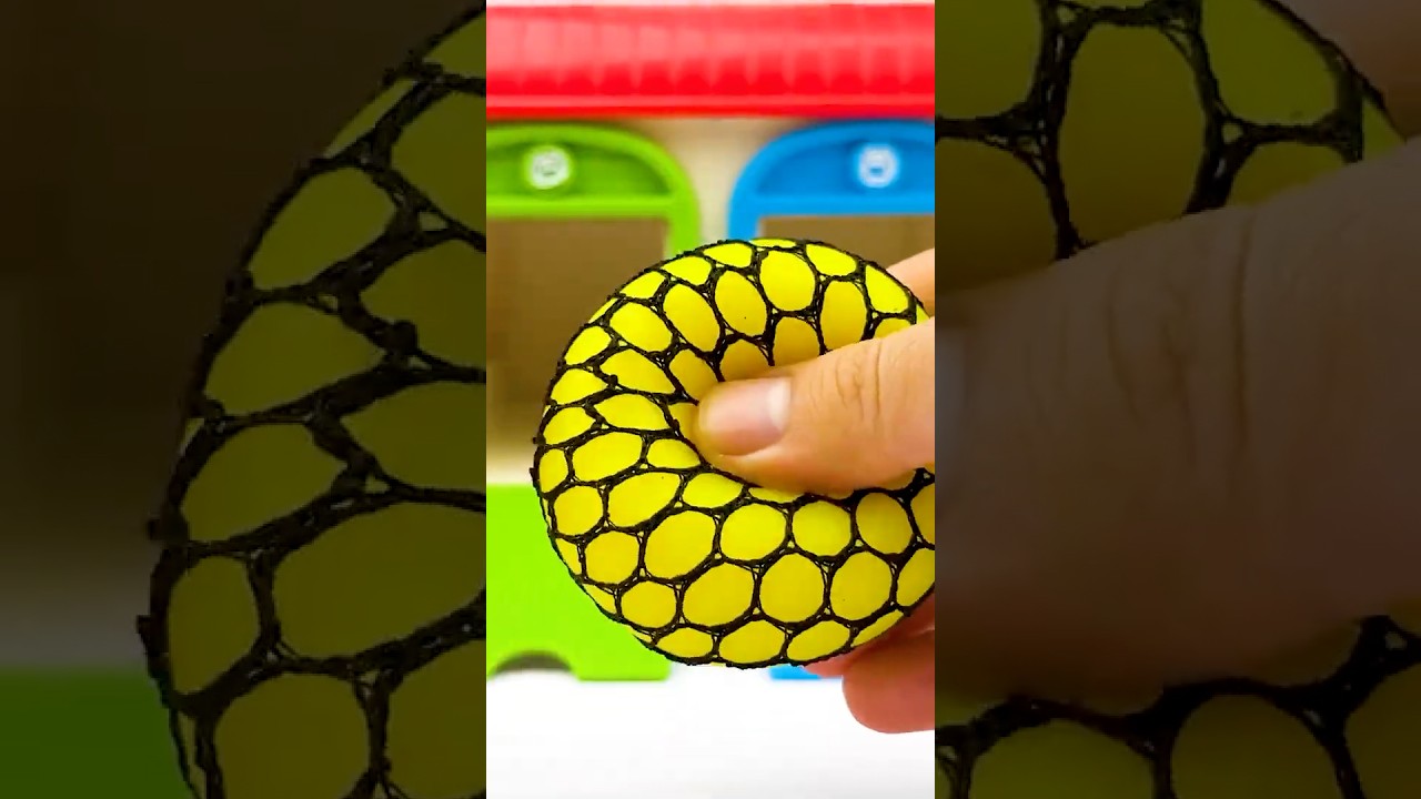 🥧🚜🧀 Evolution Of Yellow Slime Ball | Very Relaxing Sound Satisfying Video ASMR 🍯🐝👘