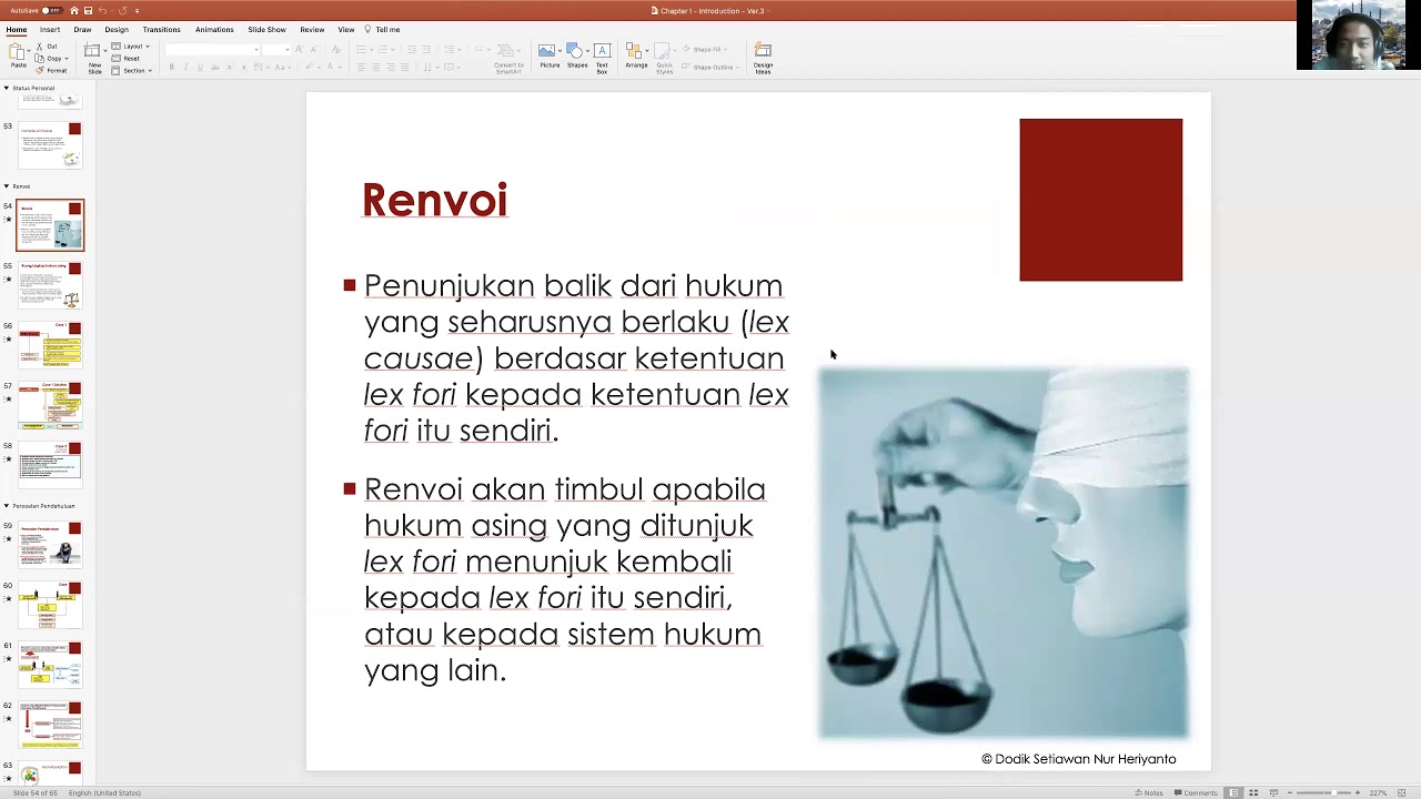 Renvoi dan Persoalan Pendahuluan