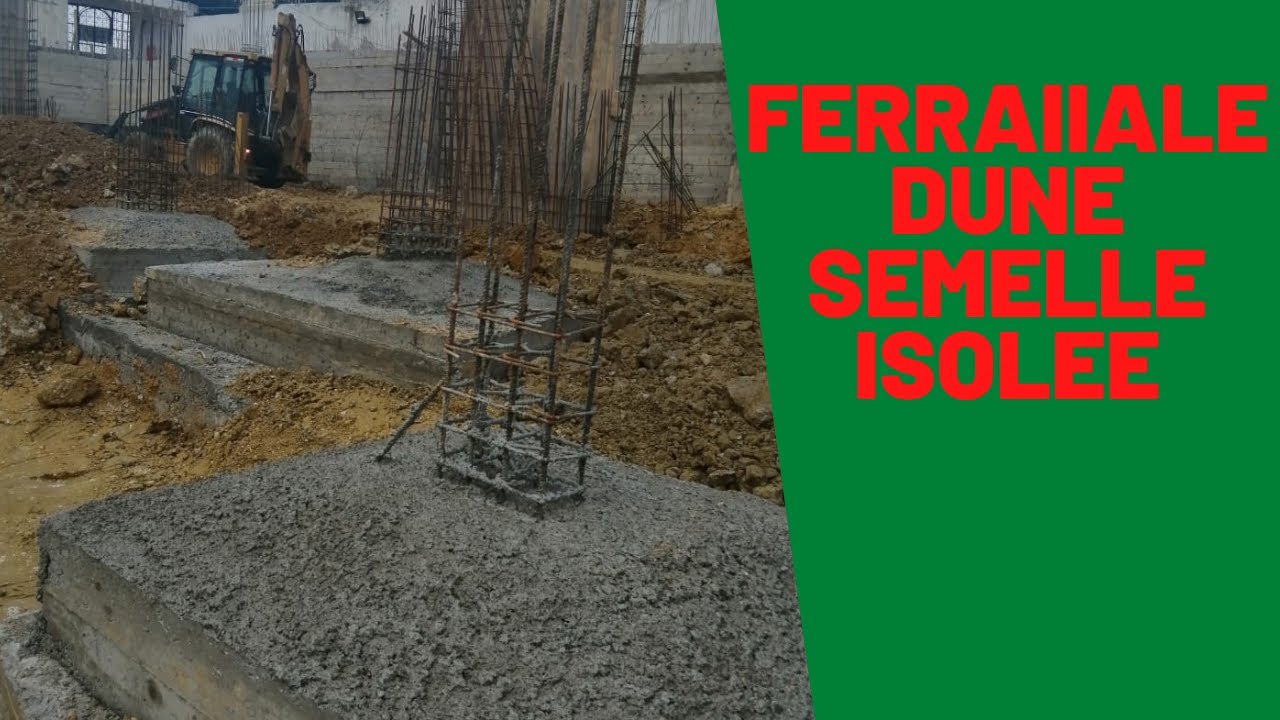 Métré de ferraillage  d'une semelle isolée trapéz