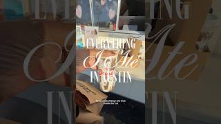 Everything I ate visiting Austin for the first time 😋🥙🌮🥘🍛🍹