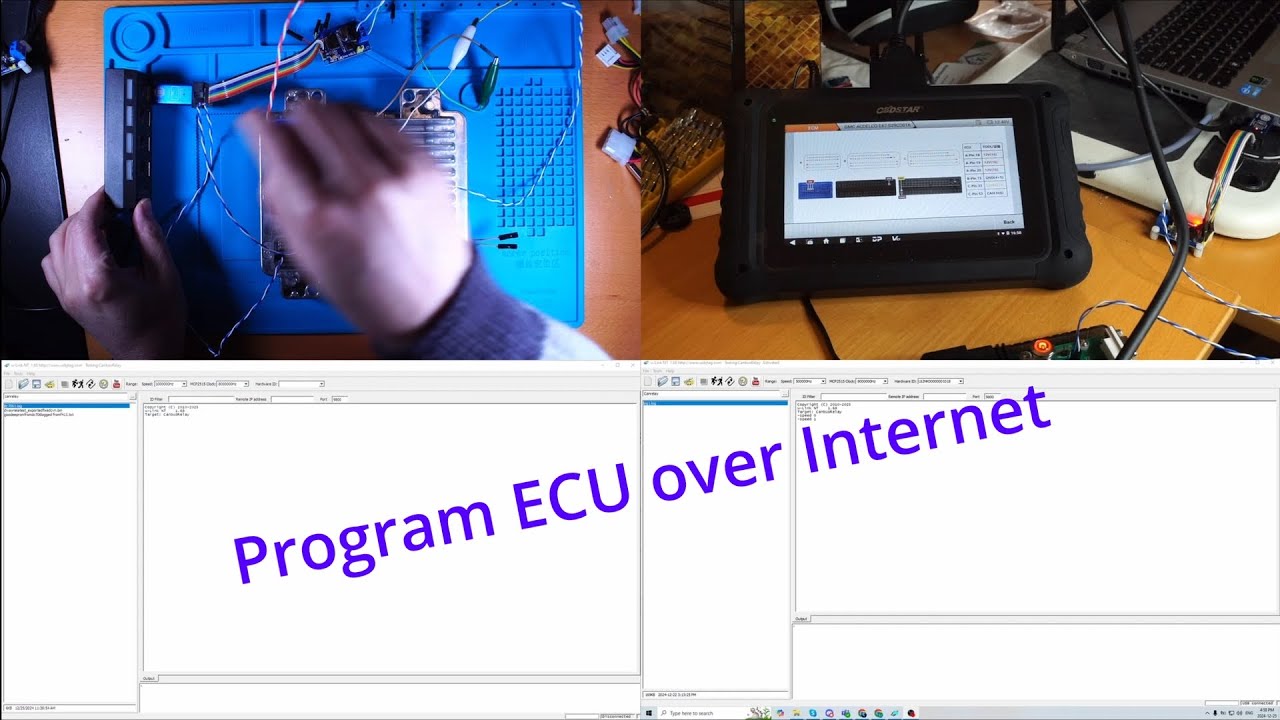 u-Link NT act as CAN BUS Relay(Program ECU over internet) - YouTube