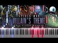 Gambar cover Spider-Man Villain's Theme - Epic Piano Mashup/Medley Synthesia Piano Tutorial+SHEETS