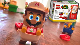 LEGO SUPER MARIO Fire Mario Power-Up Pack UNBOXING!