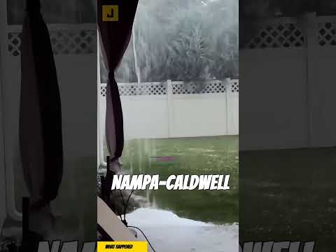 Idaho county declares disaster after severe hailstorm