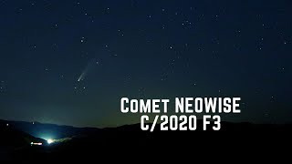 Comet NEOWISE C/2020 F3 Passing Earth - Timelapse Video | Castaic Lake Los Angeles, California