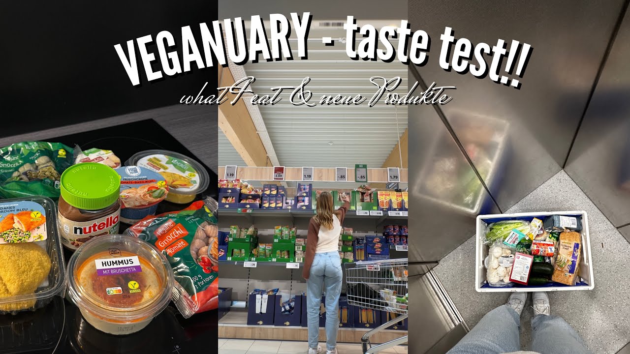 VEGANUARY: Food inspo & neue vegane Produkte testen // Jojoslife