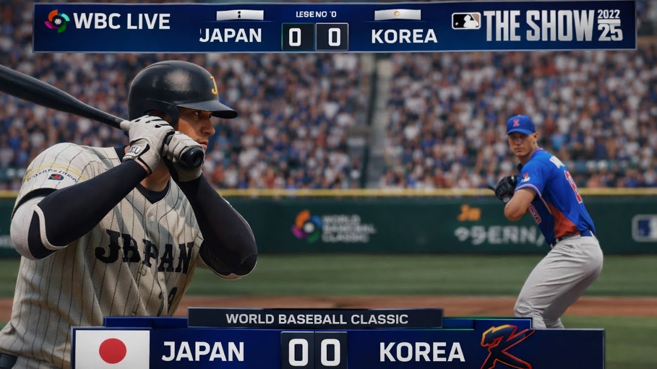 Japón vs Korea WBC 2026 MLB The Show (25) en vivo