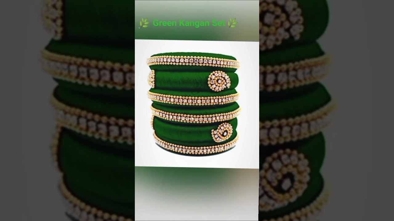 🌿Green Kangan Set | 