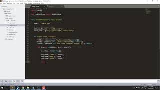 8. item define what to extract then export data to csv