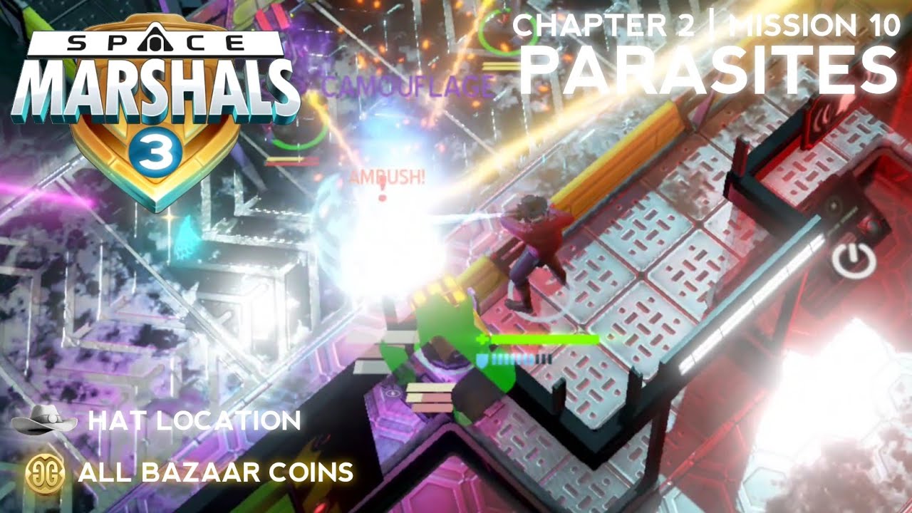 CHAPTER 2 MISSION 10 PARASITES All Bazaar Coins and Hat
