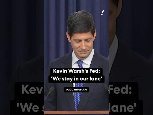 Kevin Warsh's Fed: 'We stay in our lane'