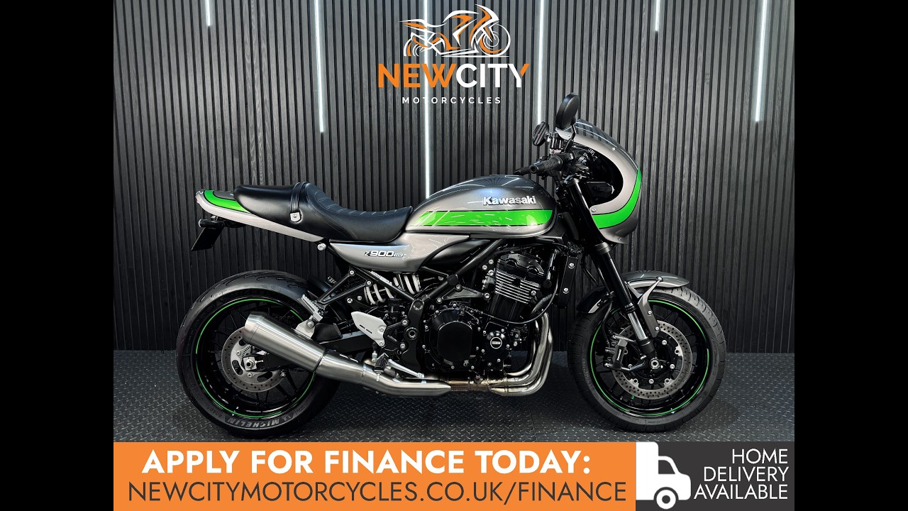 2020) Kawasaki Z900 RS Café Green 13195 Miles Used - YouTube