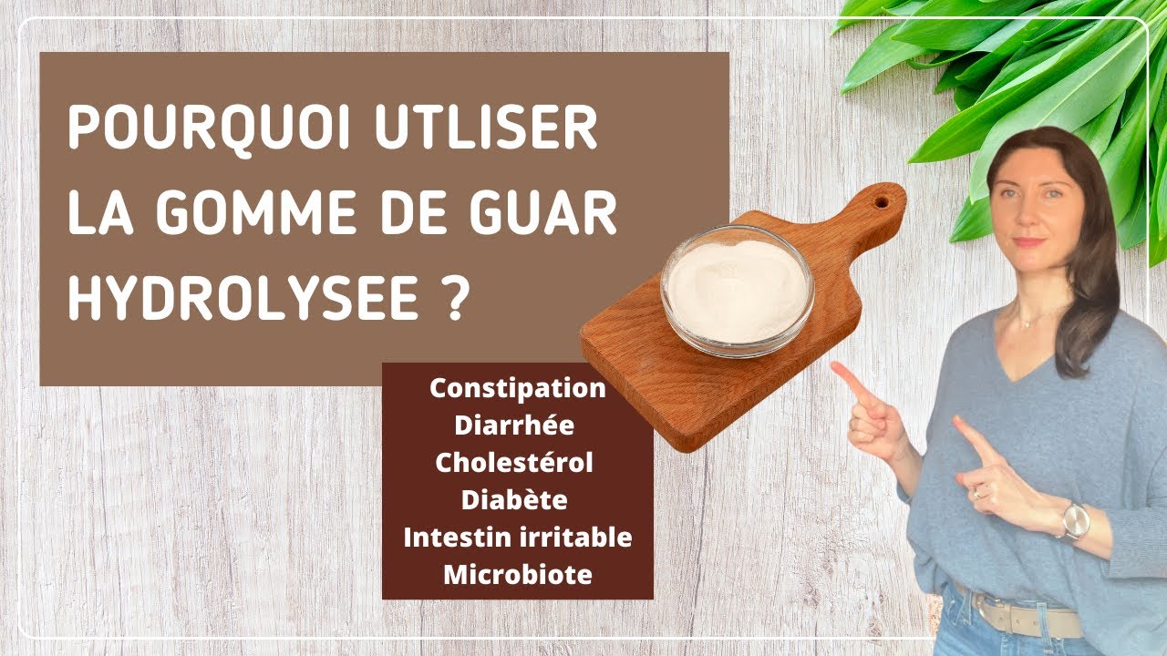 Pourquoi utiliser la gomme de guar hydrolysée ? - YouTube