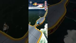 Going Balls: I ALMOST FELL! 😱🔥 Level 166.  #shorts #goingballsfastrunnergameplay #gaming #games