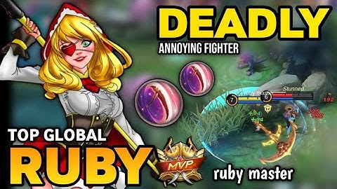 RUBY BEST BUILD 2022 | TOP GLOBAL RUBY GAMEPLAY | MOBILE LEGENDS ✓