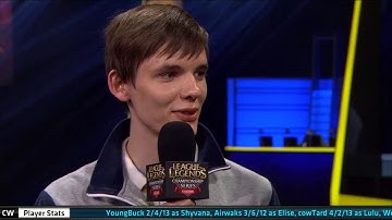 Interview with Winner of Copenhagen Wolves vs Gambit Gaming | W3D1 S4 EU LCS Summer split 2014
