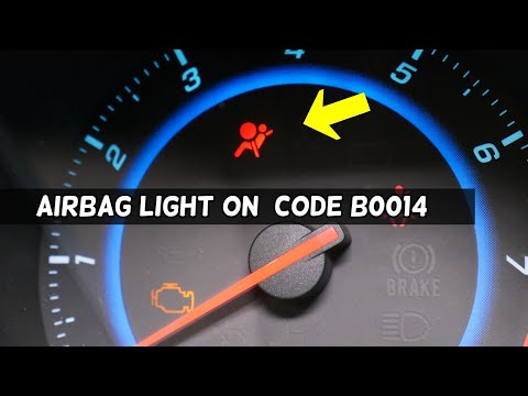 AIRBAG LIGHT ON CODE B0014, B0014-04 CHEVROLET BUICK GMC CADILLAC CHEVY