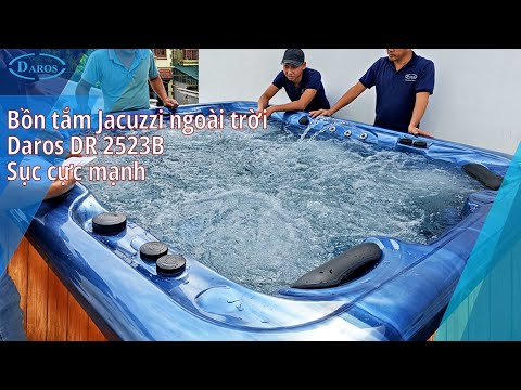 Video Bồn tắm Jacuzzi ngoài trời DR-2523B - Kích thước lớn... - youtube