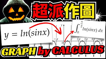 超派！微分作圖題 SOP🔥挑戰全網最詳盡解說！讓你成為 Curve-Sketching 之王👑 用微積分徒手畫出超經典函數 ln(sinx) ✍️【2023 萬聖節特輯🎃：微分應用】