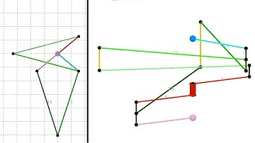 GeoGebra | Linkage for Reversing Rotation | Stratzenblitz-Arglin Reverser