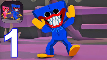 Poppy Race: Huggy Playtime - Gameplay Walkthrough Part 1 All Levels 1-2 (Android,iOS) #1