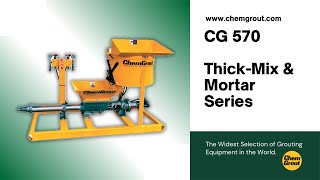 @chemgrout Equipment: CG570 Profile