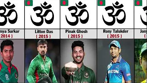 Hindu Cricketer of Bangladesh & Their Debut Year