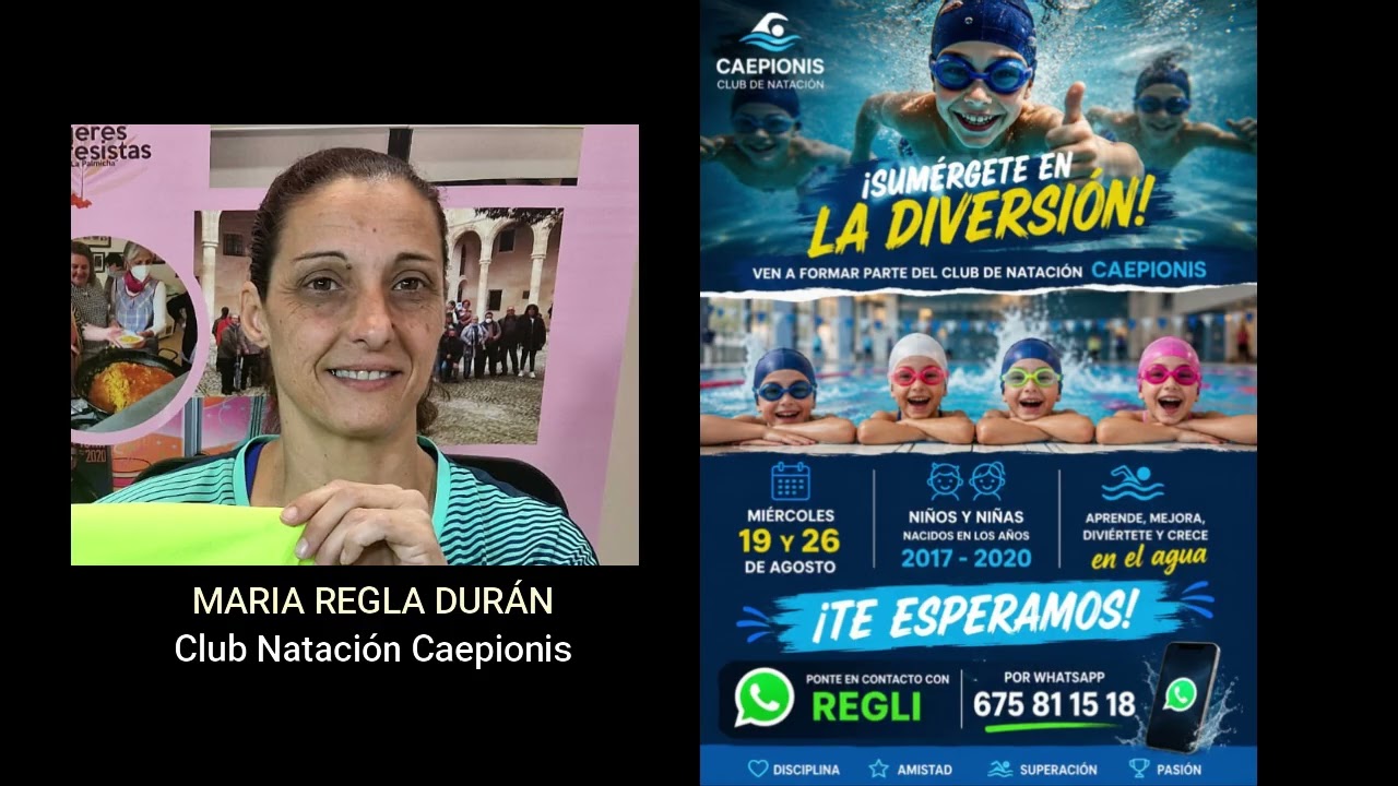 La Grada. Club Natación Caepionis. Mañana jornada de puertas abiertas.