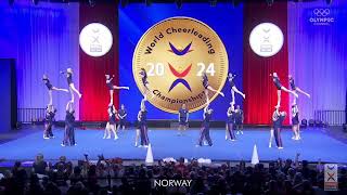 Team Norway Jr Coed Elite ICU World Cheerleading Championship 2024 (Finals)