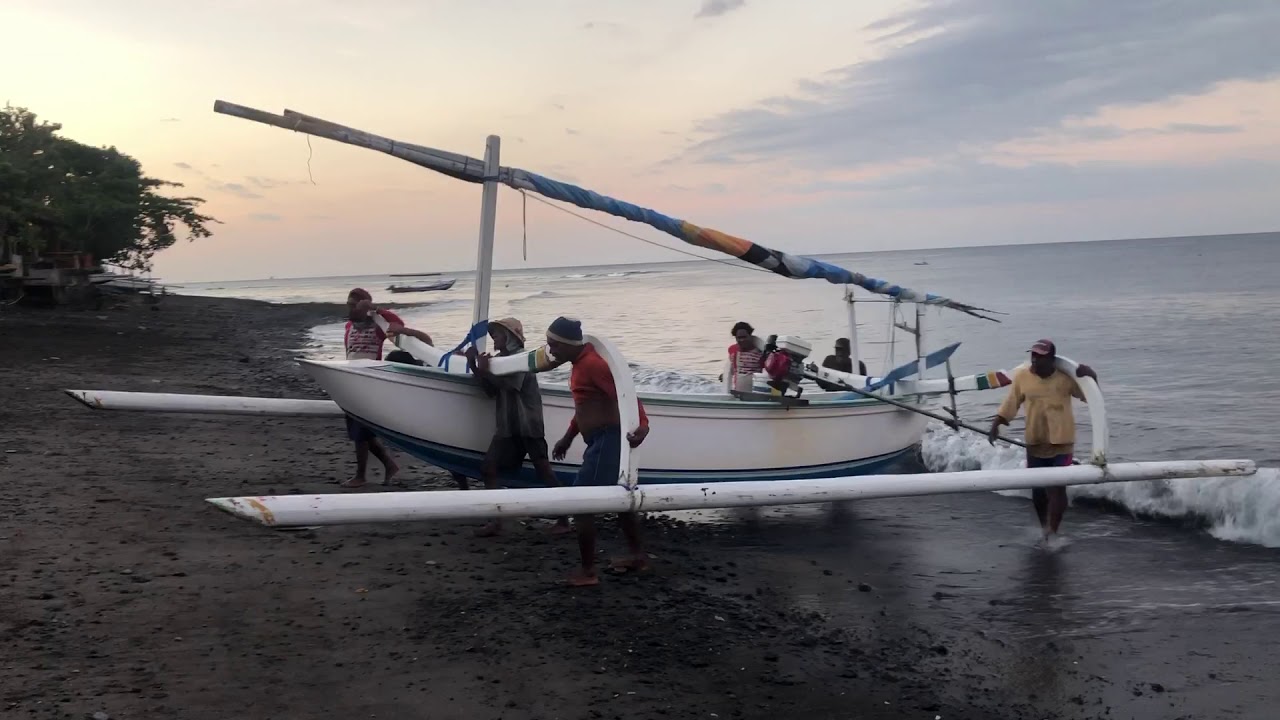 Traditional Balinese Fishing Boat
