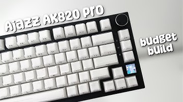 $60 deep marbly keyboard | unboxing & modding | Ajazz AK820 Pro