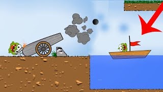 RED BALL 2 Om Nom Ball (Cut the rope) Complete game walk-through ( All Levels 1 - 20 ) Into The Cave screenshot 5