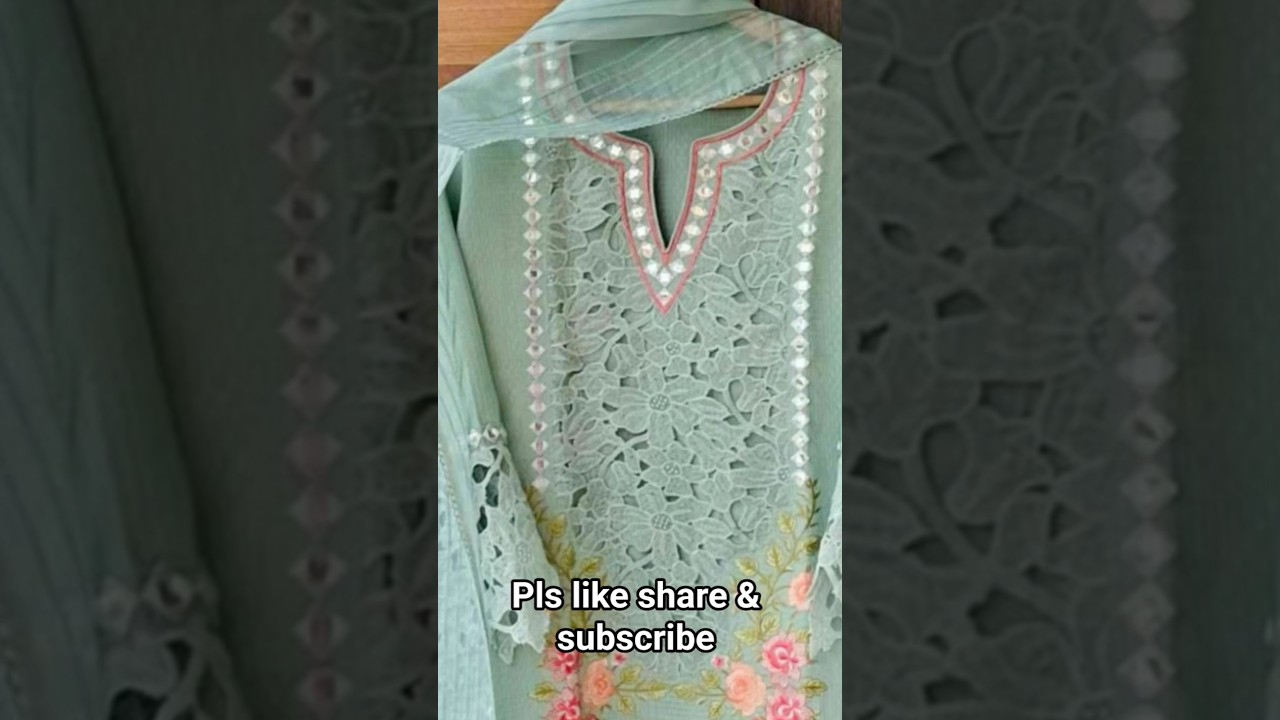 embroidery suit design 👌 