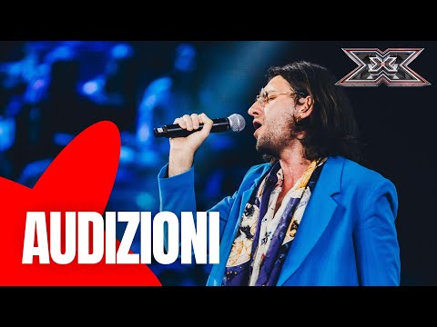 Fabrizio rende omaggio a Lucio Dalla | X Factor 2023 AUDIZIONI