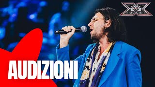 Fabrizio rende omaggio a Lucio Dalla | X Factor 2023 AUDIZIONI