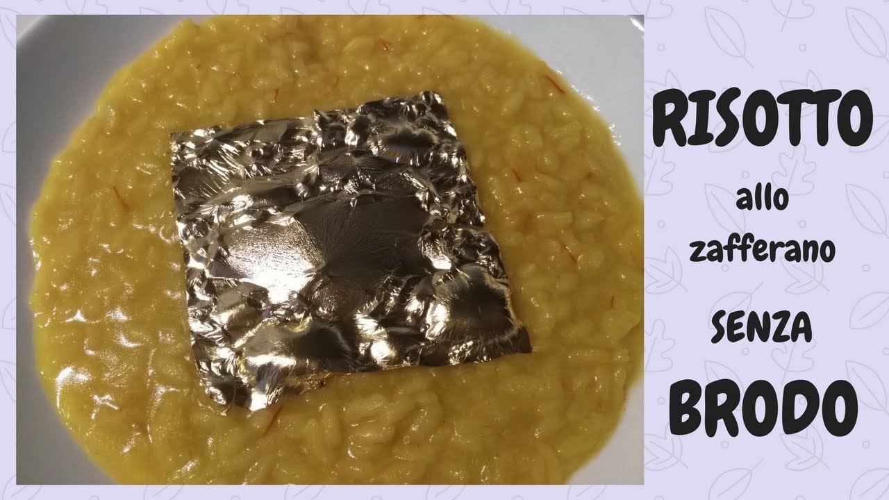 Risotto Senza Brodo Youtube