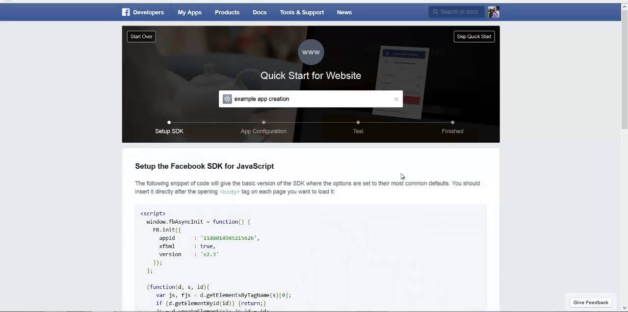 How to generate Facebook Access Token