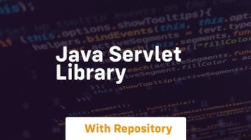 java servlet library