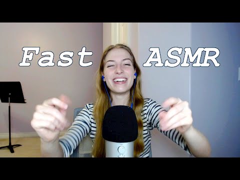 Very Fast Nonsensical ASMR (gibberish, inaudible, unintelligible)