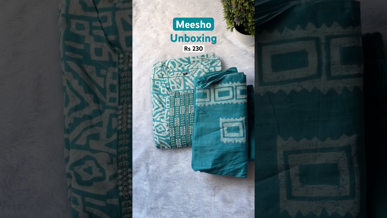 Meesho finds | Meesho Suit | Meesho unboxing | Suit under Rs 240 | 