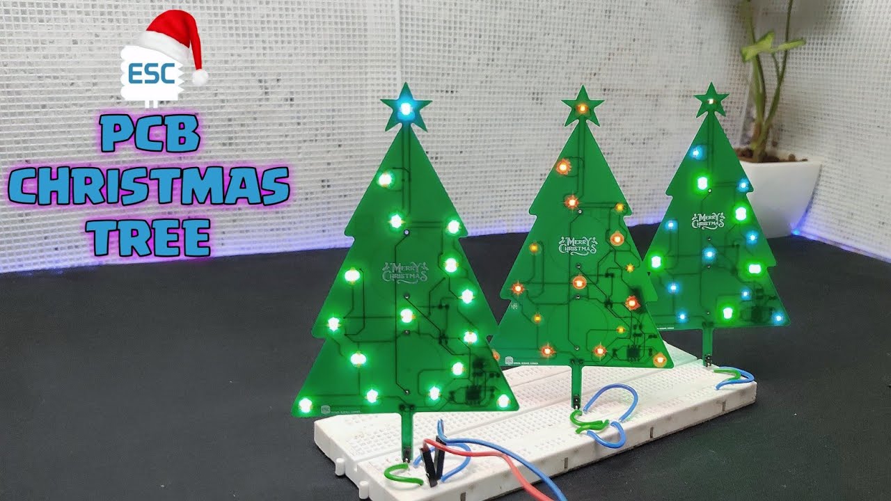 Diy Christmas Tree PCBs JLCPCB YouTube