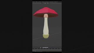 Blender Mushroom modeling