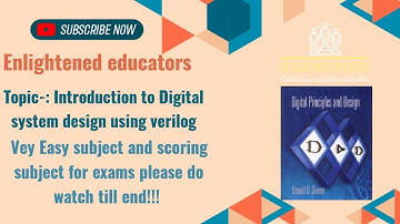 Introduction to Digital system design using verilog@Eandchub_