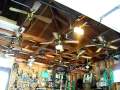 Ceiling fan display in my garage  the old setup