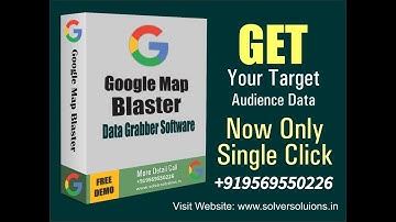 Google Map Blaster | Contact Grabber Software | Digital Marketing Tool |